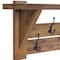 Alaterre Furniture Bethel Acacia Wood 40"W Coat Hook with Shelf ANTR2930 - alternate 9